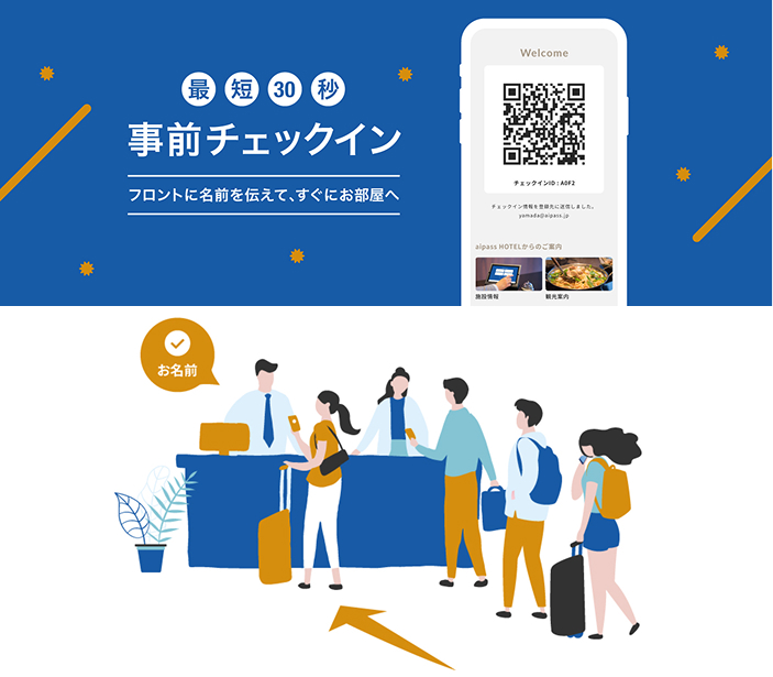 事前チェックイン